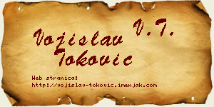 Vojislav Toković vizit kartica